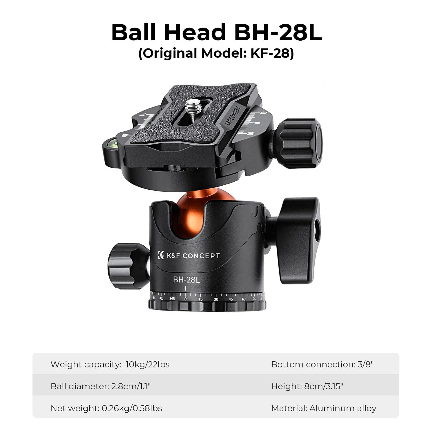 90 Inch Ultra High Camera Tripod with Metal Ball Head, Extra Tall Heavy Duty Photography Tripod Stand - Image 5