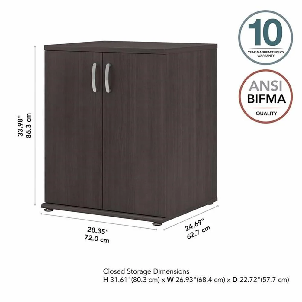Pemberly Row Garage Storage Cabinet with Doors in White - Engineered Wood - Image 21