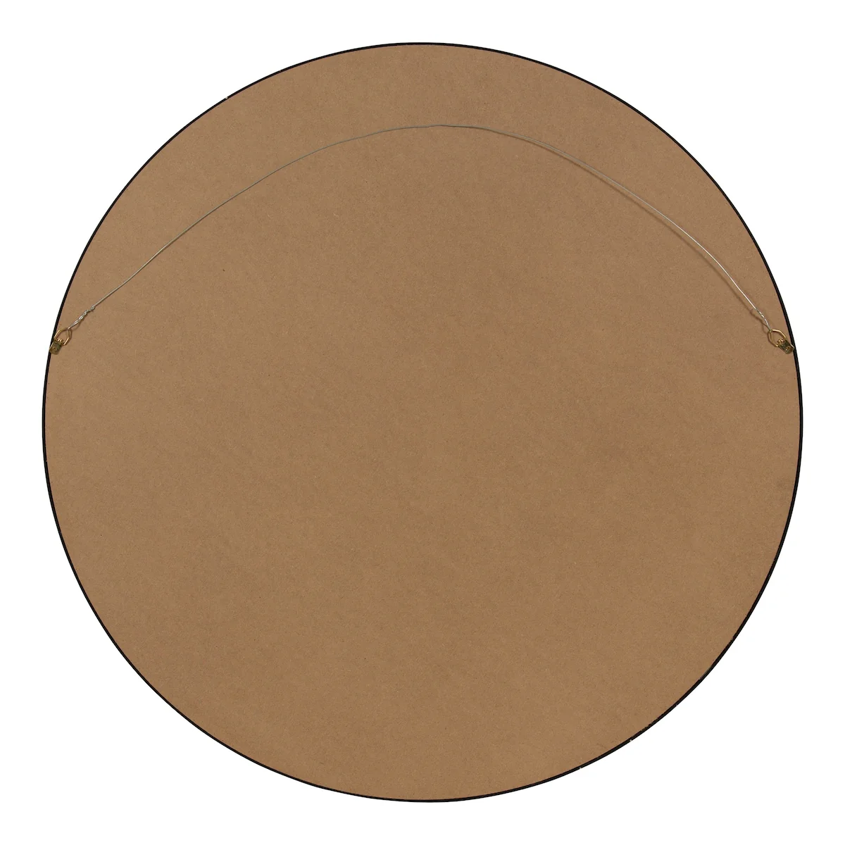 Round Wood Accent Wall Mirror, Modern Decorative Wooden Frame Mirror for Living Room, Bedroom and Entryway - Image 71