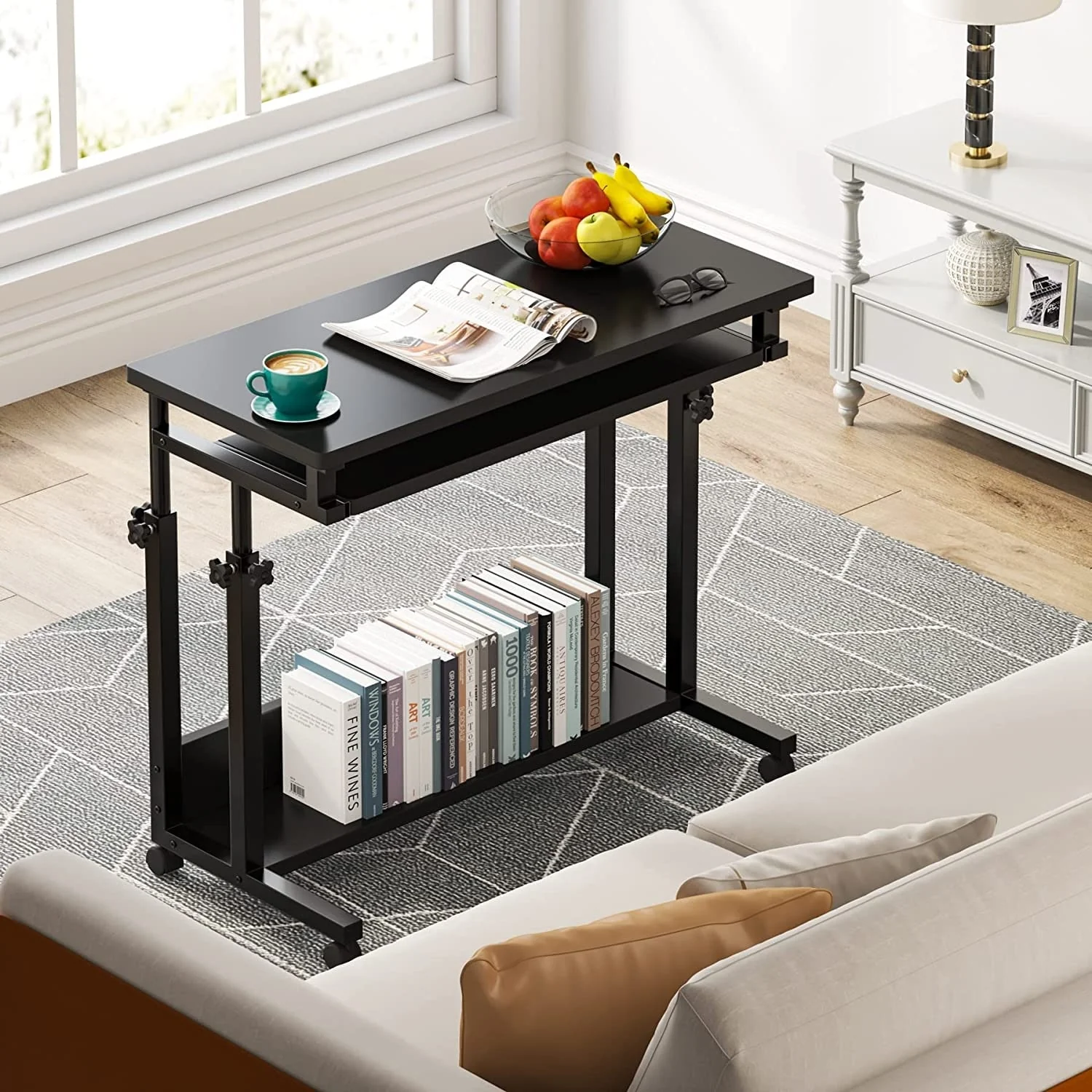 Height Adjustable Laptop Desk, Portable Sofa and Bed Table for Work and Study - Image 23