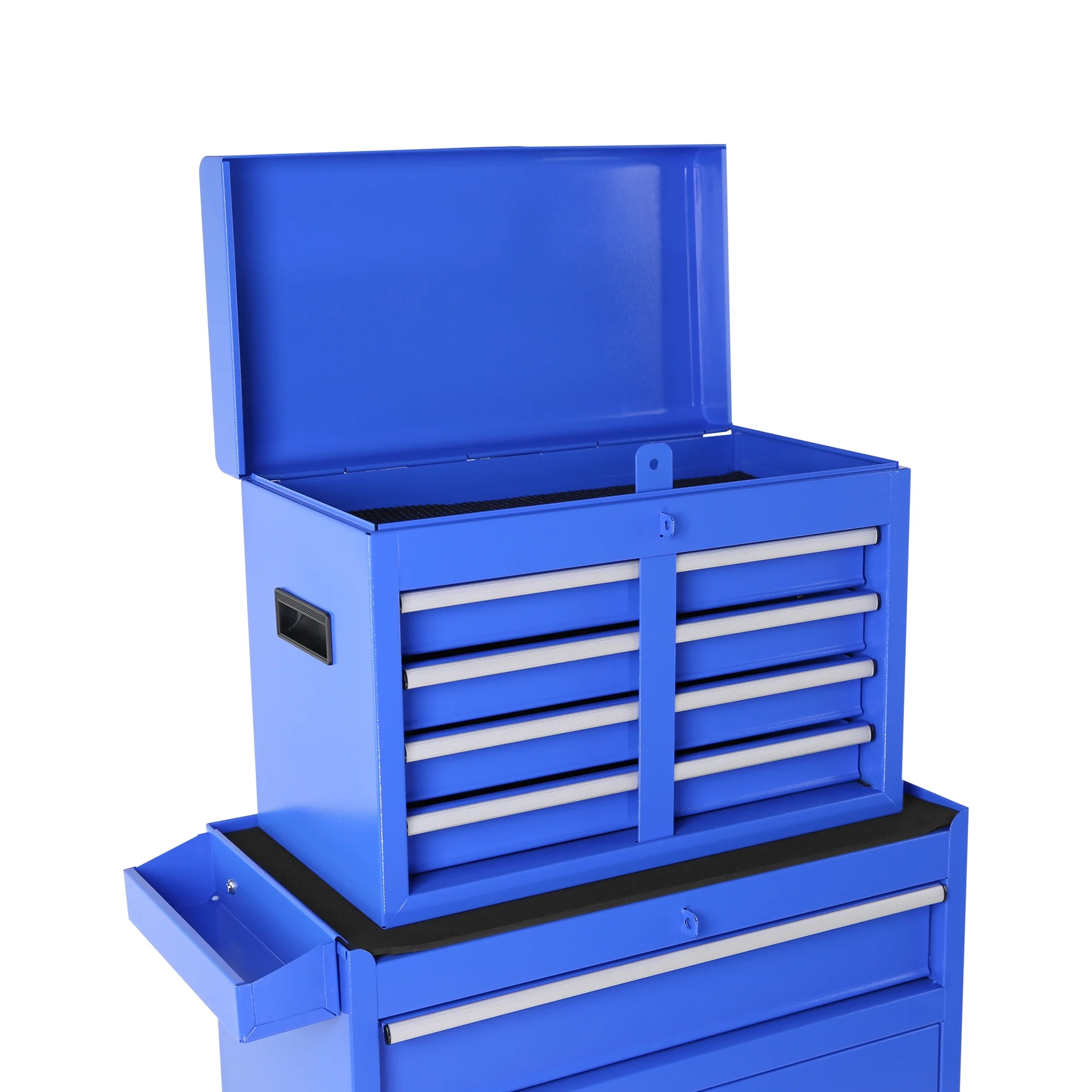 DUOSONG 5-Drawer Rolling Tool Chest, High Capacity Tool Storage Cabinet W/Lockable Wheels, Adjustable Shelf & Anti-Slip Liner, Detachable Tool Box Organizer, Rolling Tool Cabinet Blue Steel Tools & - Image 14