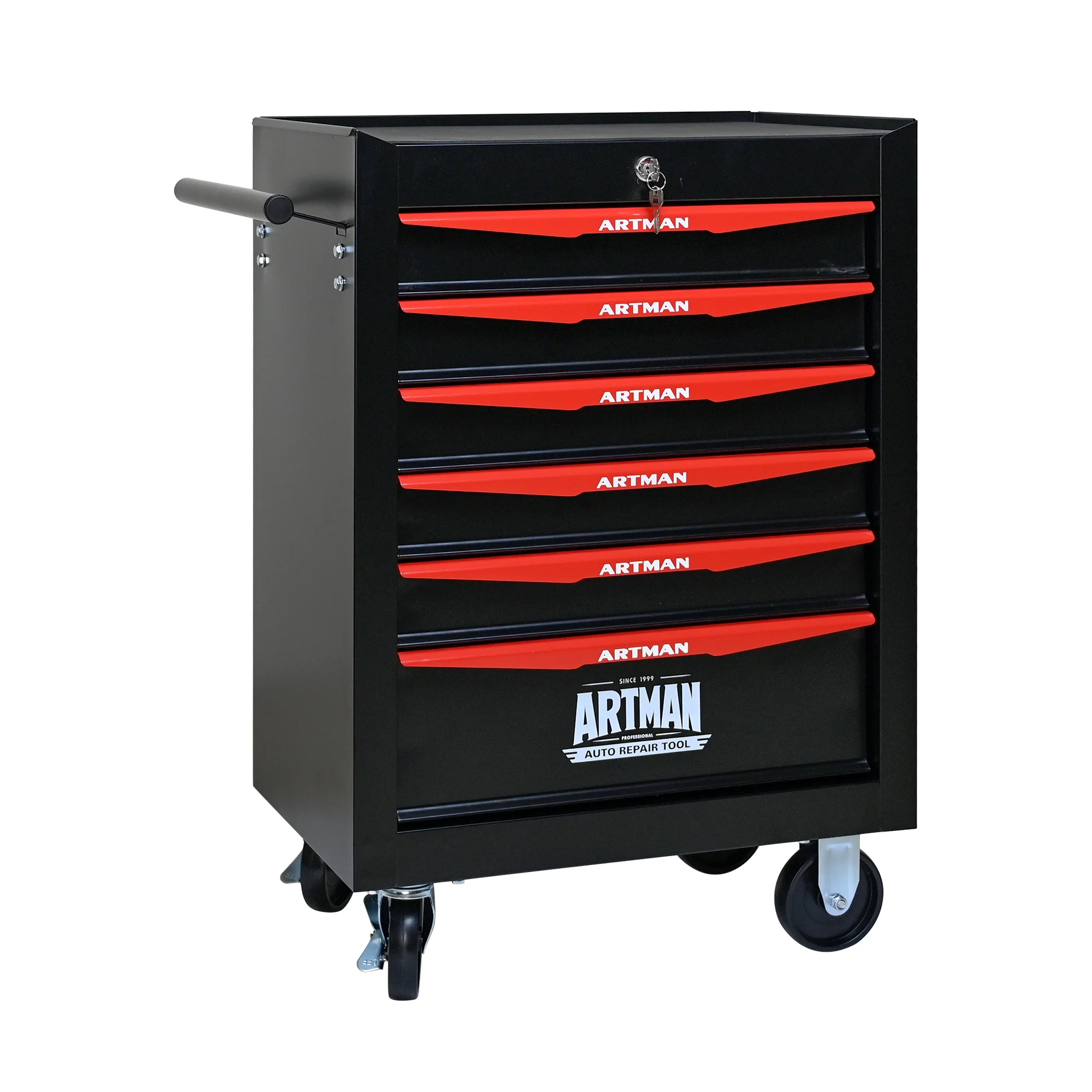 ARTMAN 20" 5-Drawer Rolling Metal Tool Chest Cabinet,Steel Tool Storage Box Organizer for Garage Workshop Warehouse - Image 37