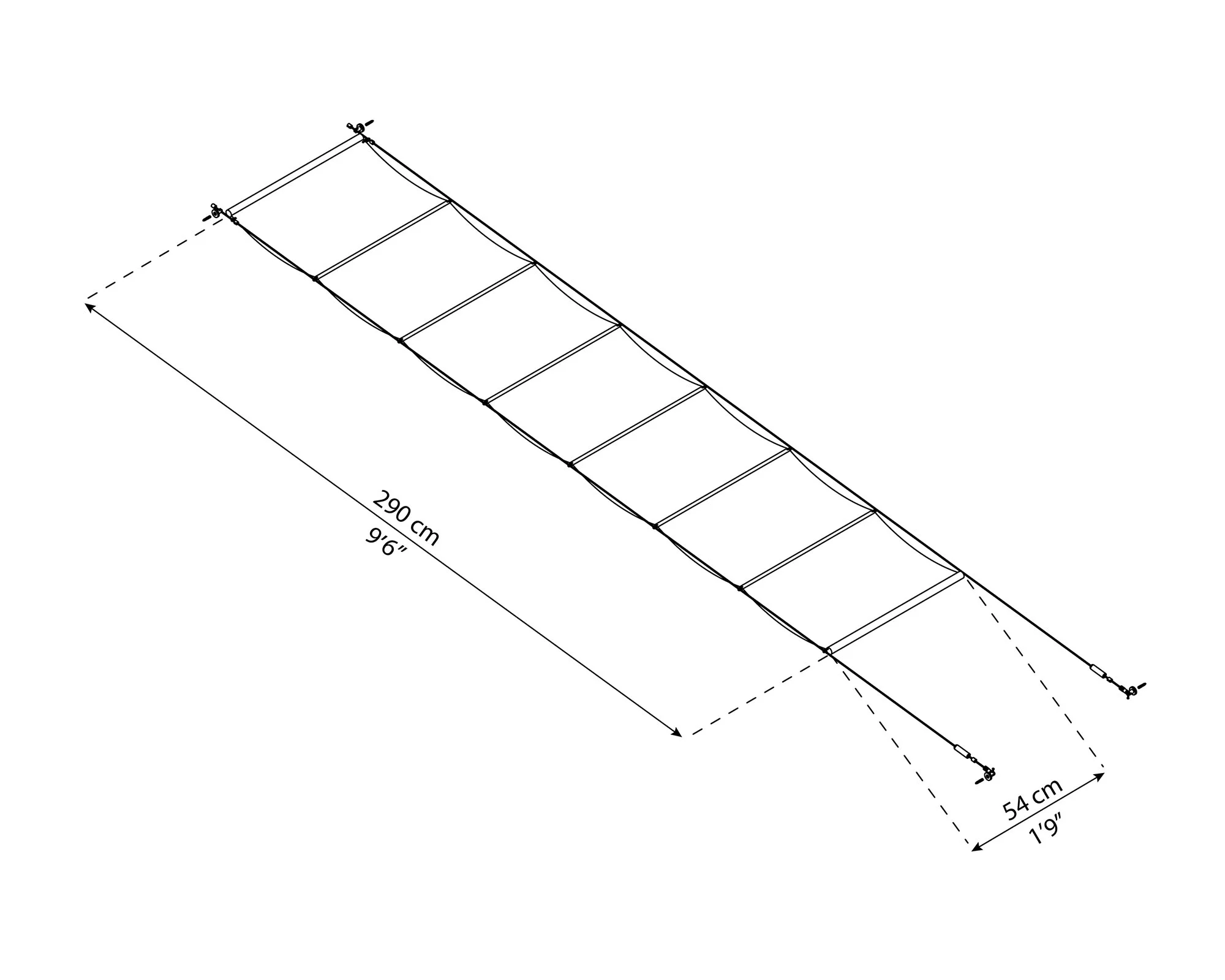 Palram - Canopia Patio Cover Blinds 10' x 10' - White for Feria 10', Olympia, Sierra 10' and Sanremo 10' - Image 11