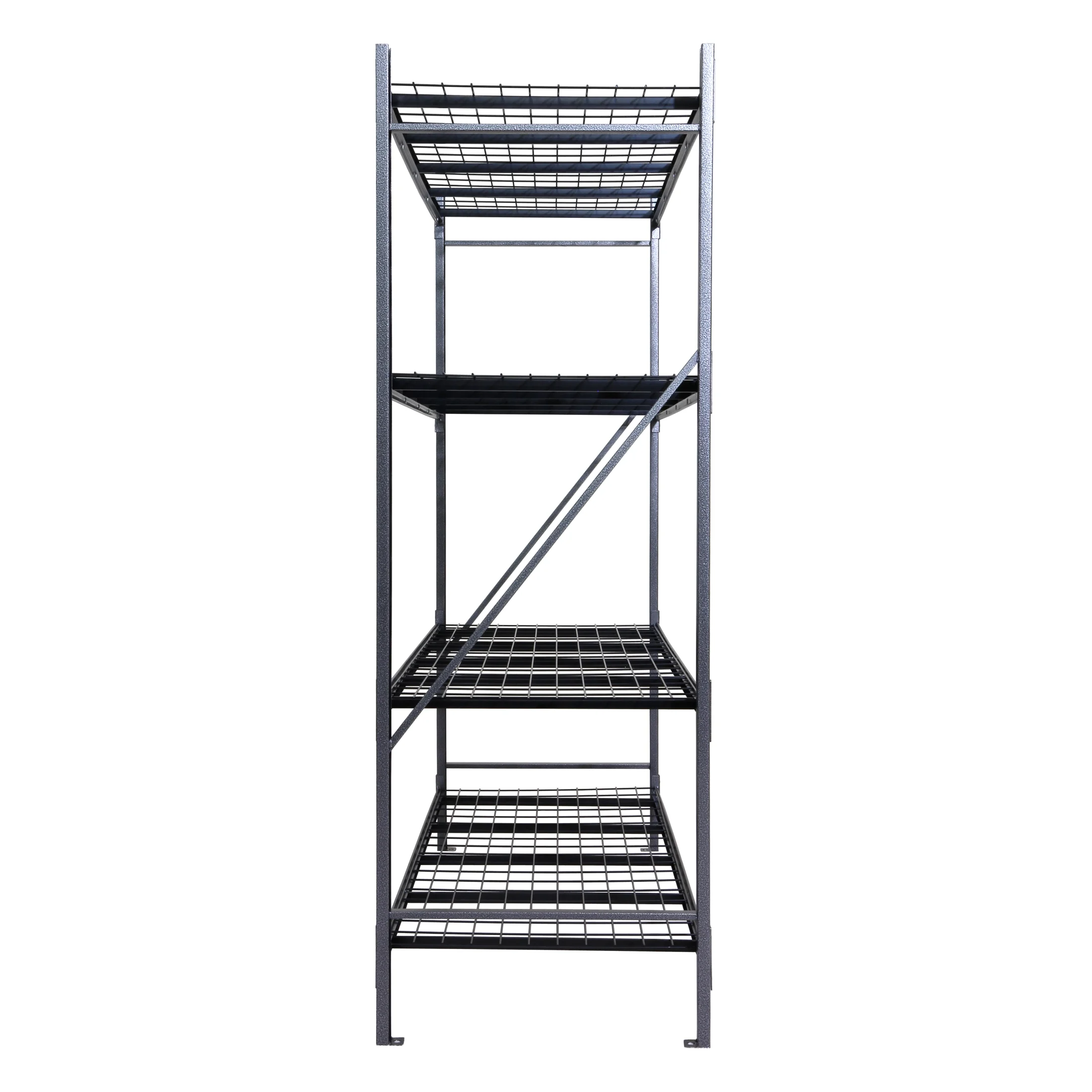 Stronghold Garage Gear by Shin Crest Steel 4-Tier Storage Rack 72"H x 24"D x 77"W, 1000lb per shelf - Image 3