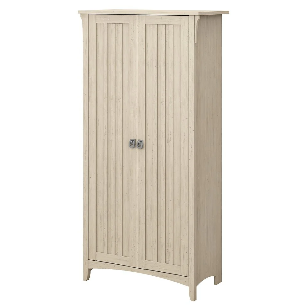 Tall Storage Cabinet with Doors, Freestanding Shelving Organizer with Adjustable Shelves for Home, Office and Living Room - Image 15