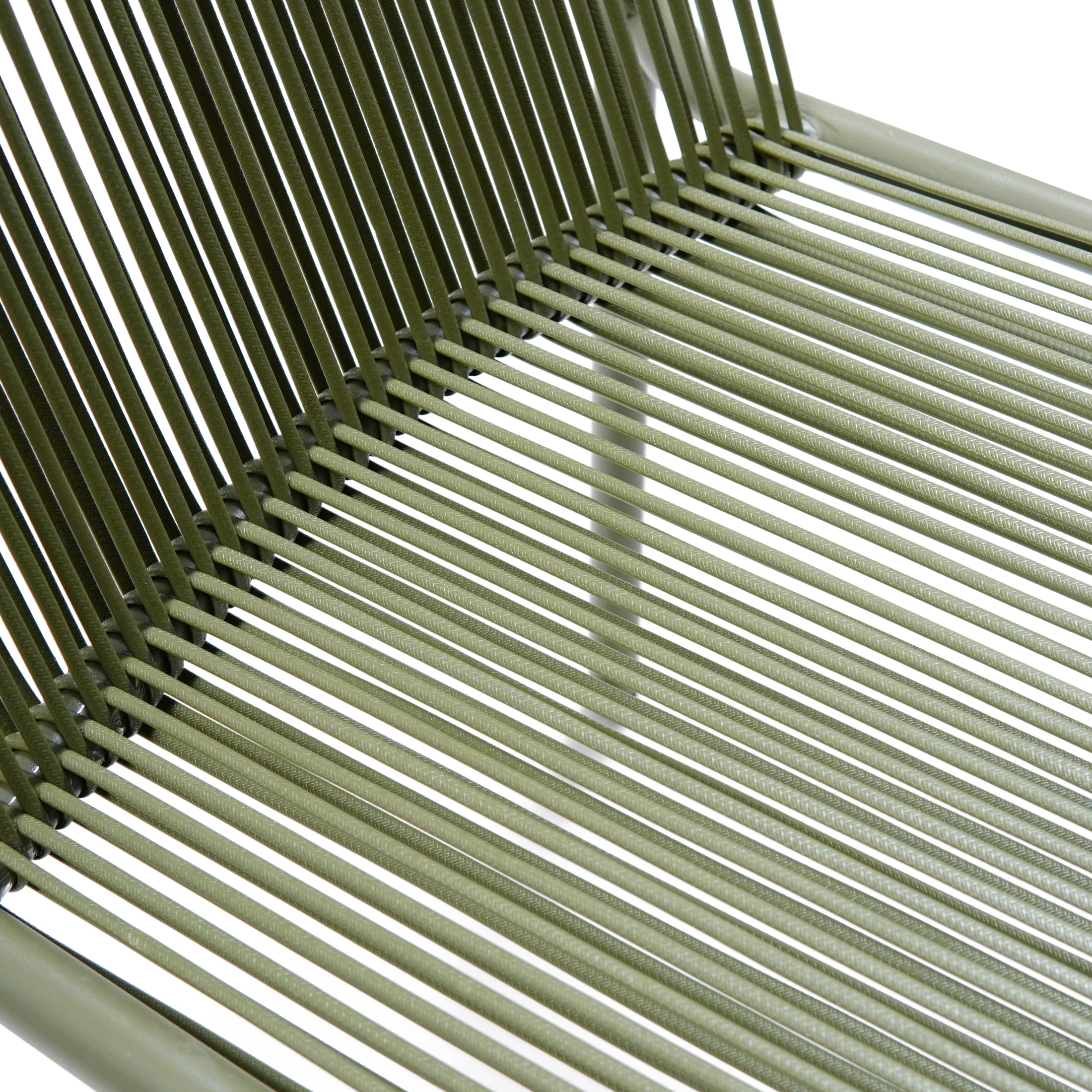 Christopher Knight Home Modern Rattan Patio Dining Chairs, Metal Frame, Green, Set of 2 - Image 11