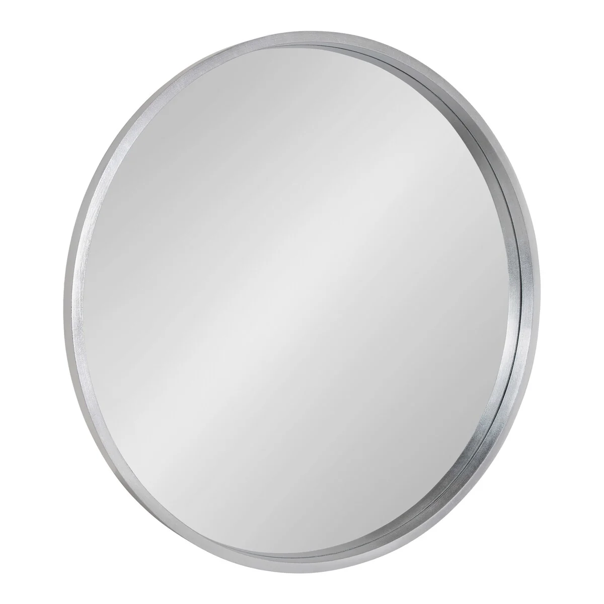 Round Wood Accent Wall Mirror, Modern Decorative Wooden Frame Mirror for Living Room, Bedroom and Entryway - Image 25