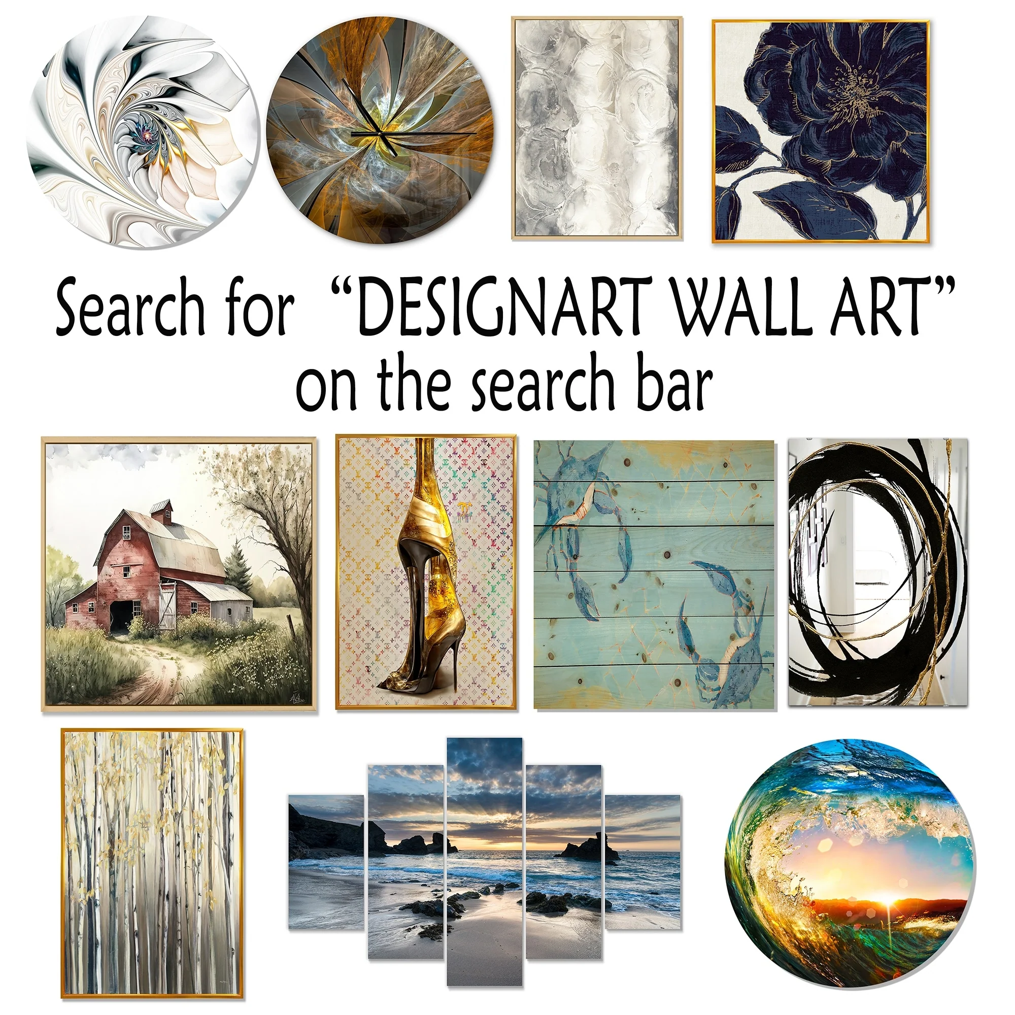 White Botanical Collage Metal Wall Art, Abstract Botanical Decor for Living Room - Image 6