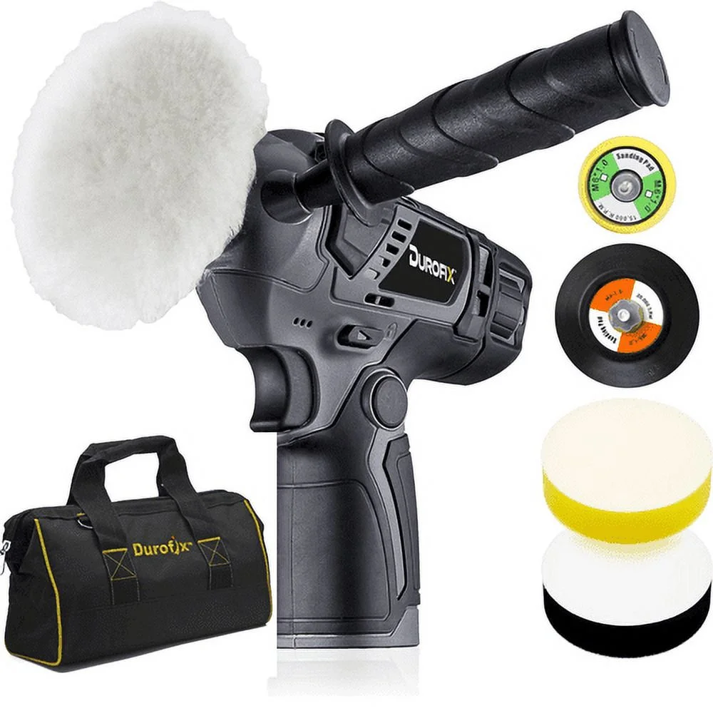 Durofix G12 Series RK12136-2-K6 12V Cordless 3/8" Hammer Drill Power Tool Combo Kit with Compact Polisher Sander, 1 Battery & Charger - Image 4