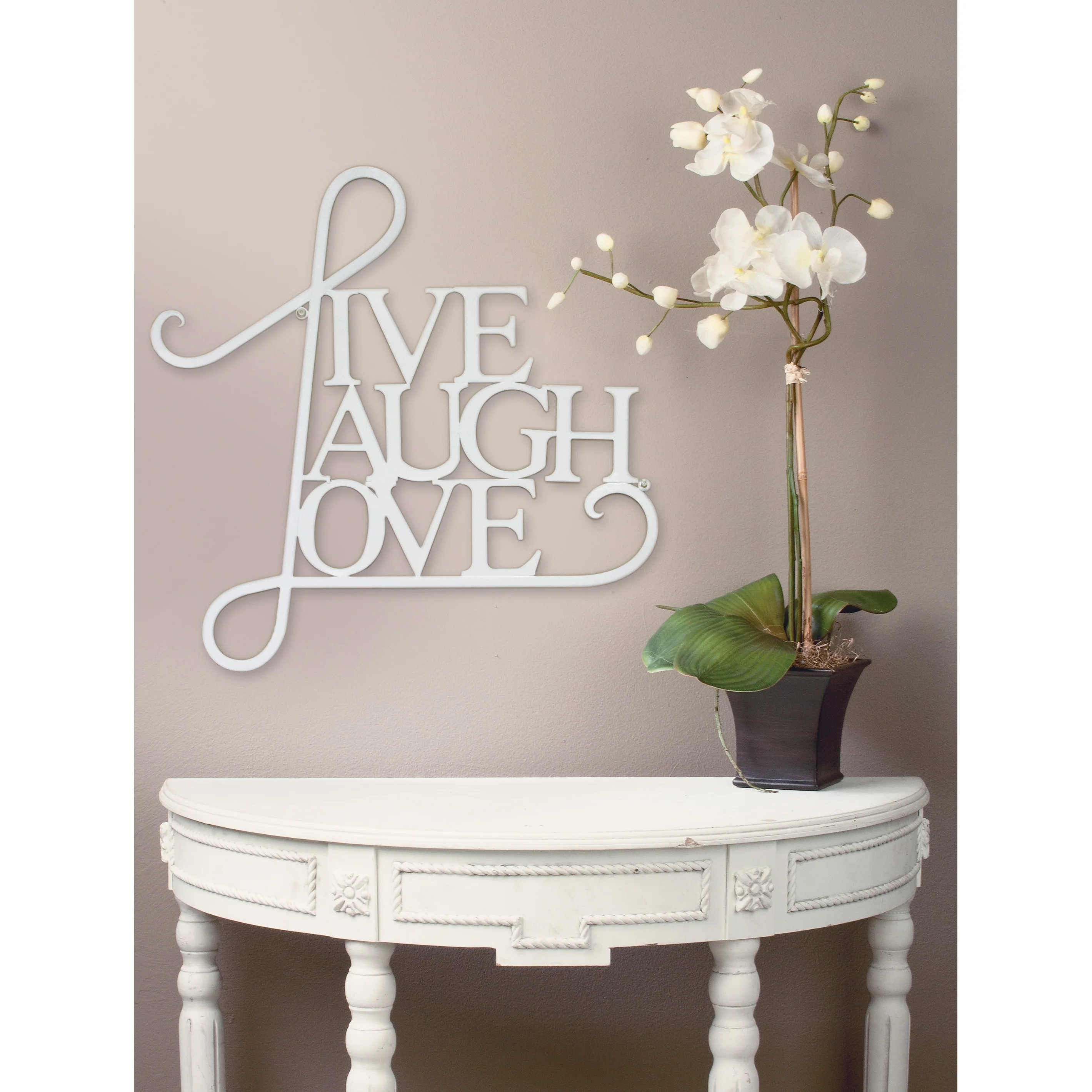 Live Laugh Love Wall Decor, Inspirational Metal Wall Art Sign for Living Room, Bedroom and Home Decoration - Image 5