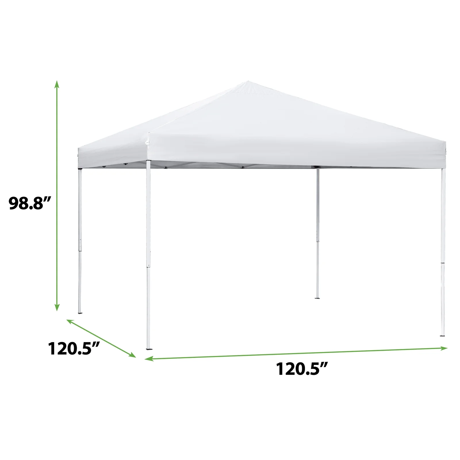 RONG-3 Pop Up Canopy, Outdoor Instant Canopy Tent Slant Legs with Carrying Bag, Portable Gazebo Shelter for Wedding Party,Commercial Event,Patio,Garden,Beach - Image 2