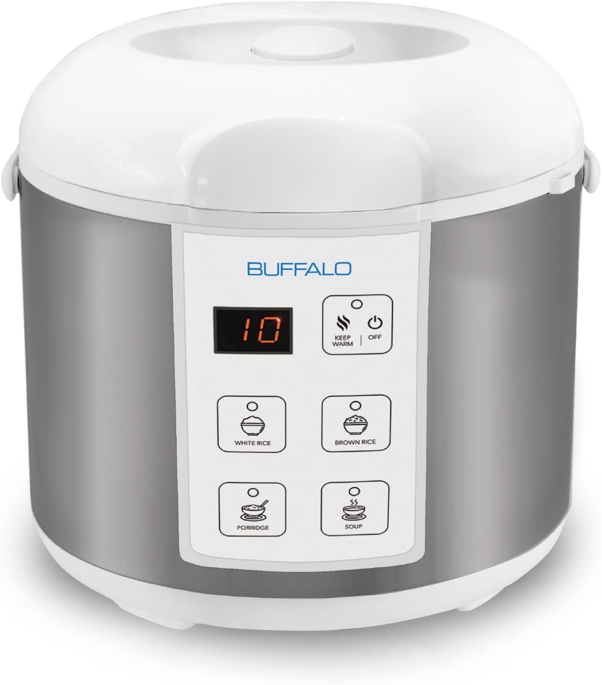 Rice Cooker Stainless Steel Inner Pot Rice Maker Small, 5 Cup