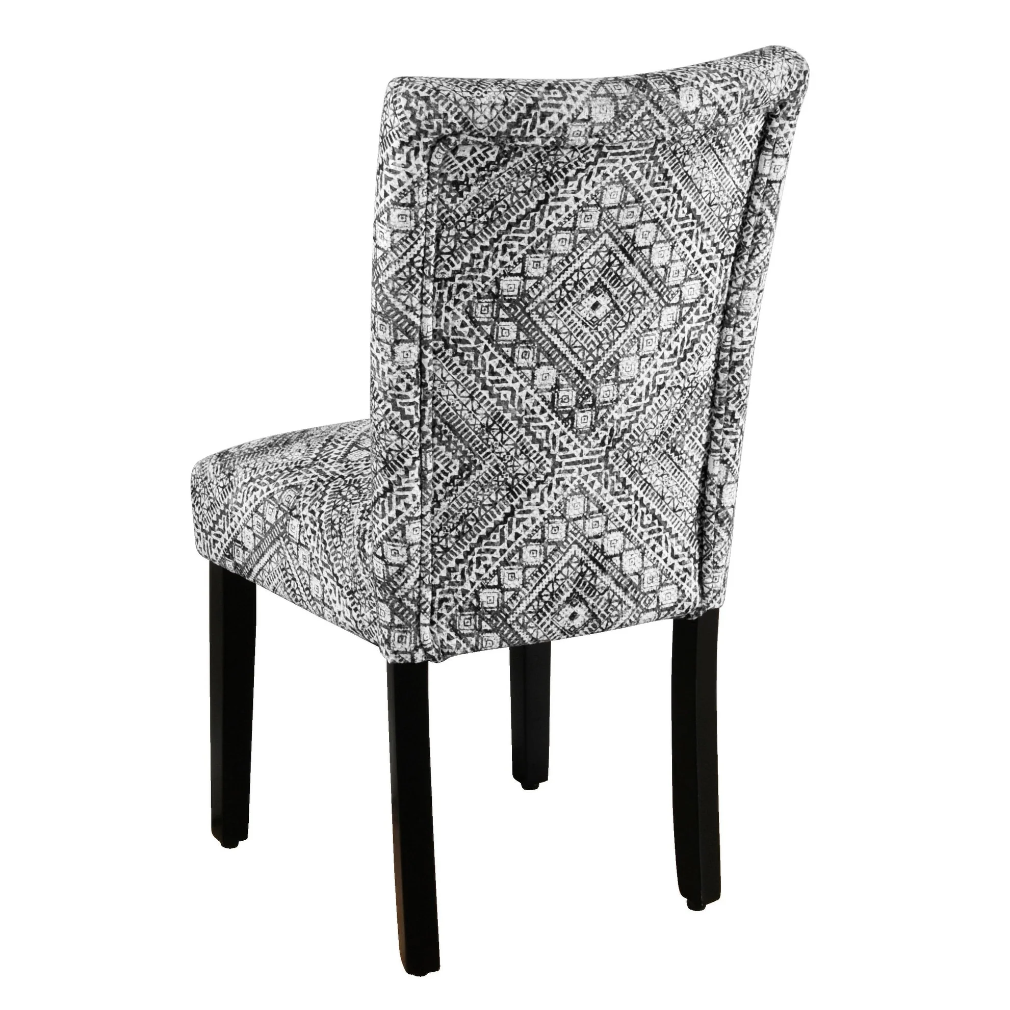 Set of 2 Upholstered Medallion Dining Chairs, Comfortable Parsons Style Chairs for Kitchen and Dining Room - Image 13
