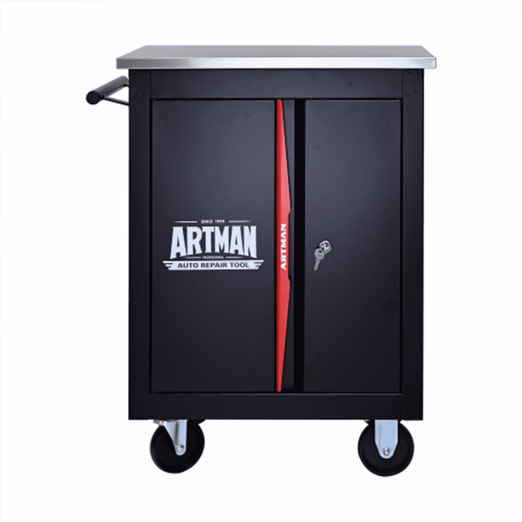 ARTMAN 6 Drawers Metal Rolling Storage Tool Chest Cabinet Cart with Wheels,with Key Locking and Parking Brake, Tool Box for Garage Workshop Warehouse - Image 5