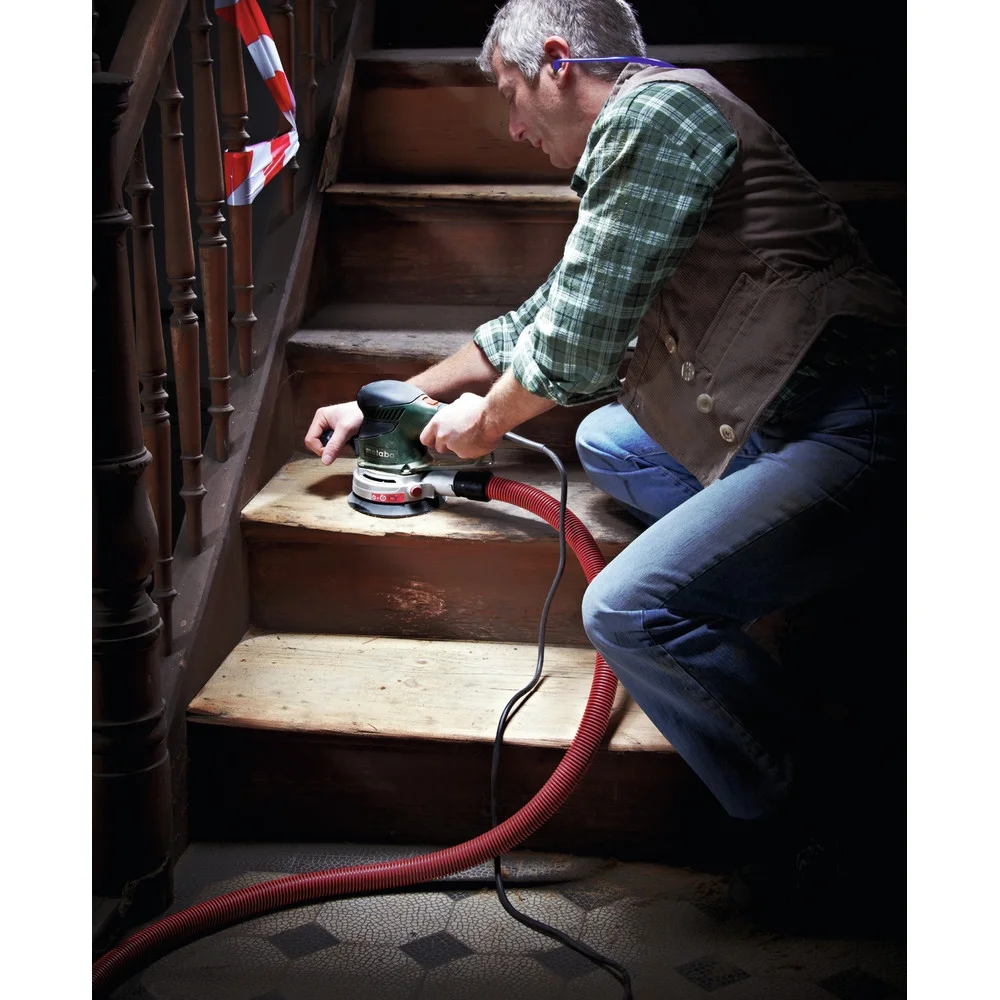 Metabo 6-Inch Variable Speed Dual Random Orbit Disc Sander - 8,400-22,000 Rpm - 3.4 Amp With Turbo Boost, Integrated Dust Collection - Image 9