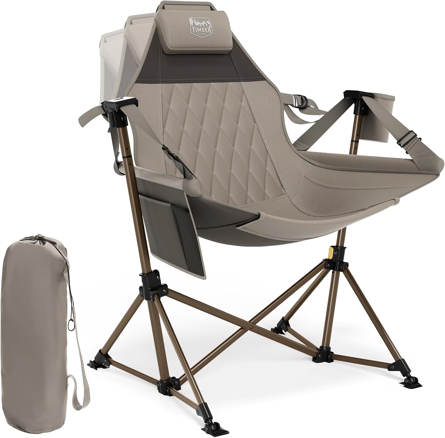 Hammock Camping Chair, Oversized Swinging Chair, 400lbs Load