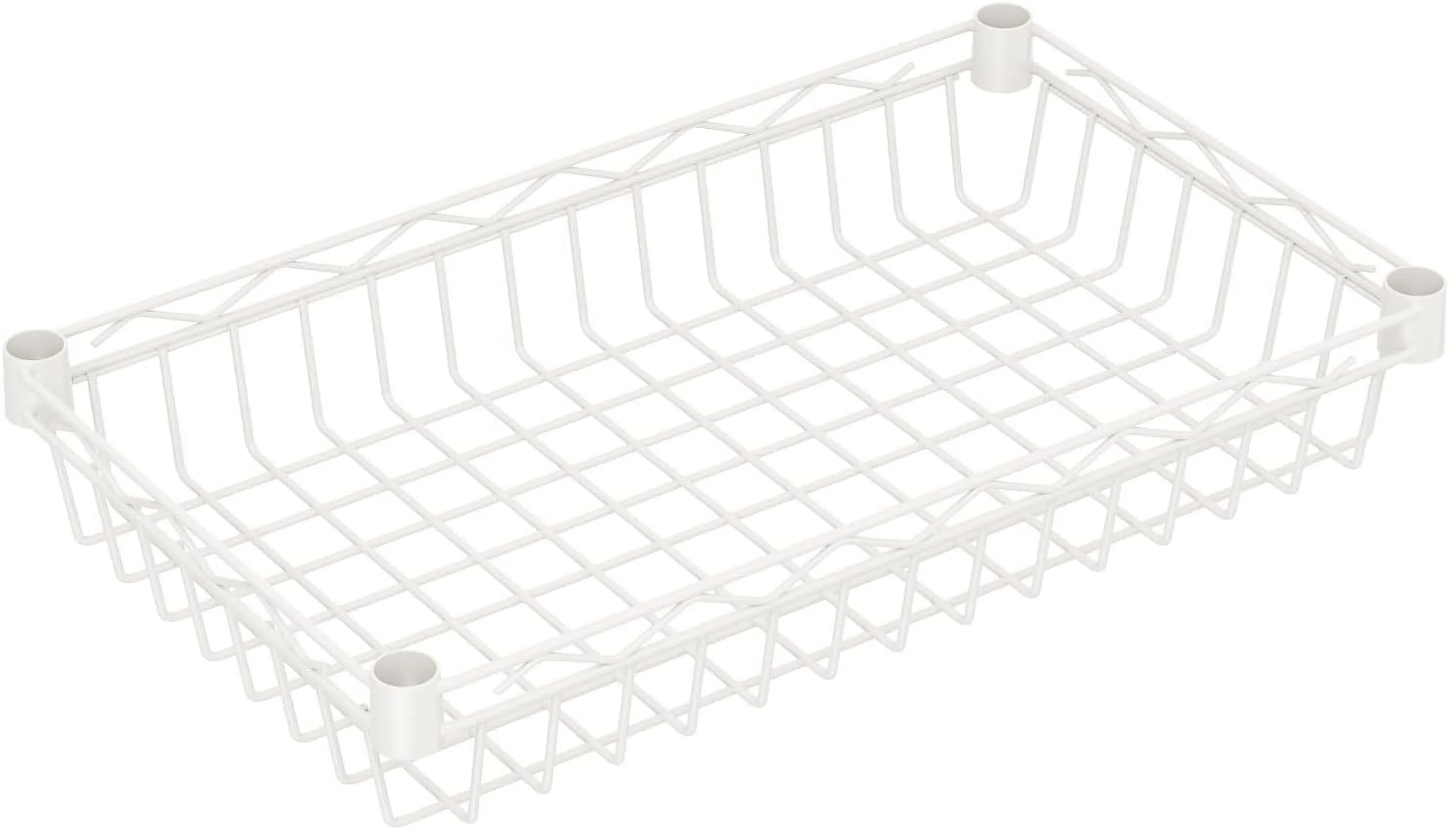 6 Tier Wire Shelving Unit with Wheels Baskets Storage Rack Corner Shelves Adjustable Shelf Closet Bathroom Organizers Metal Pantry Kitchen Garage Laundry Room 13.5" D x 13.5" W x 63" H Silver - Image 25