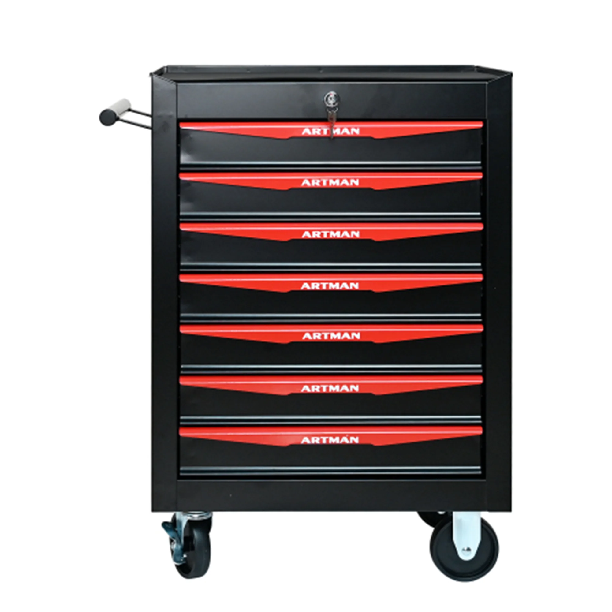 ARTMAN 20" 5-Drawer Rolling Metal Tool Chest Cabinet,Steel Tool Storage Box Organizer for Garage Workshop Warehouse - Image 26