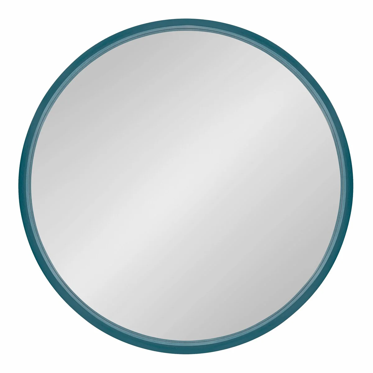 Round Wood Accent Wall Mirror, Modern Decorative Wooden Frame Mirror for Living Room, Bedroom and Entryway - Image 48