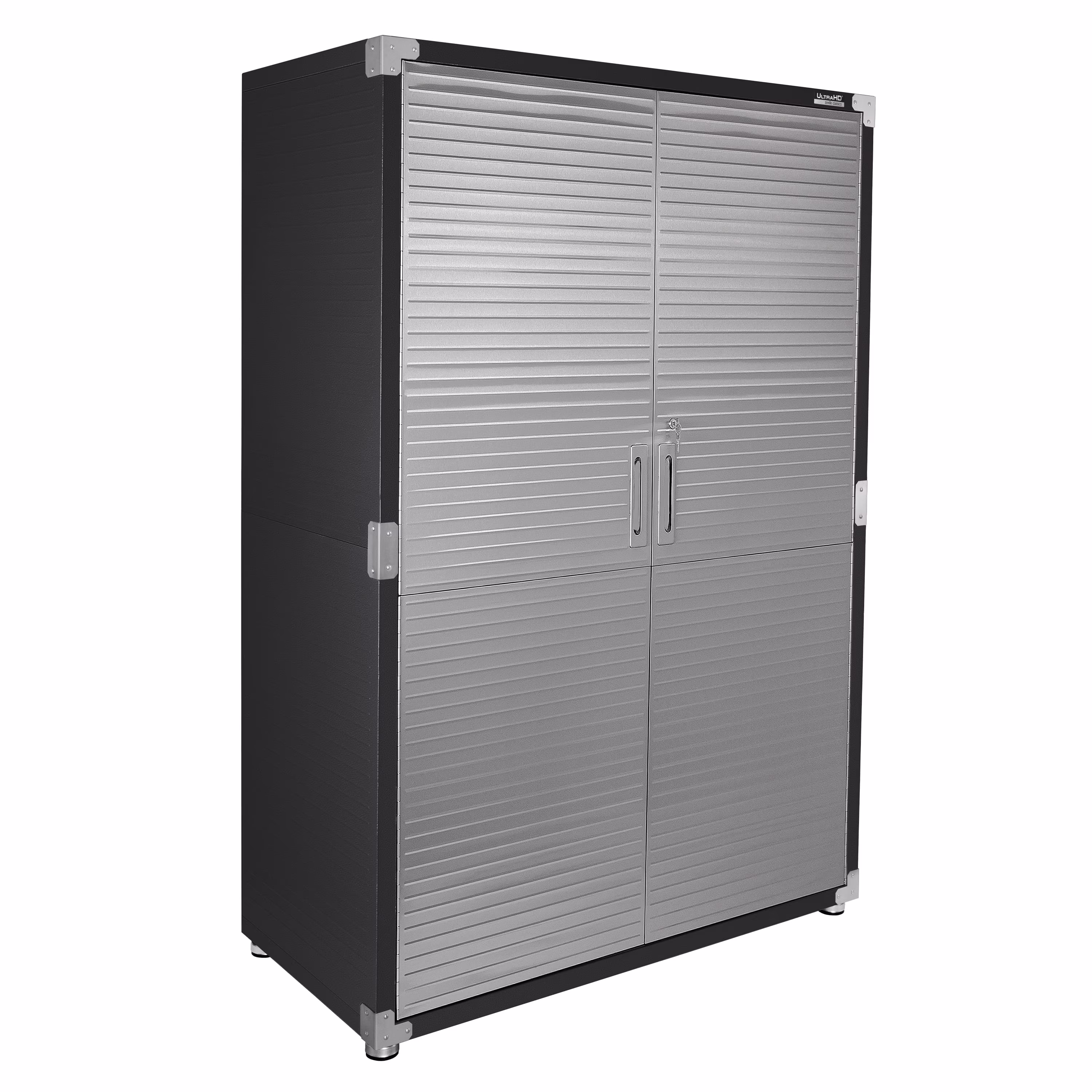 Seville Classics UltraHD? Heavy Steel Lockable Organizer Locker Storage Cabinet, 48" W x 24" D, Red - Image 5