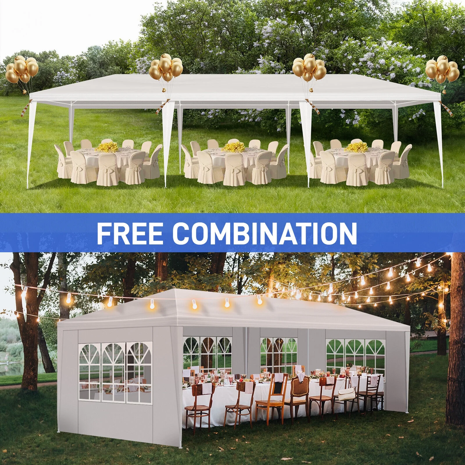 Veado 10'x30' Party Wedding Outdoor Patio Tent Canopy Heavy Duty Gazebo Pavilion - Image 4
