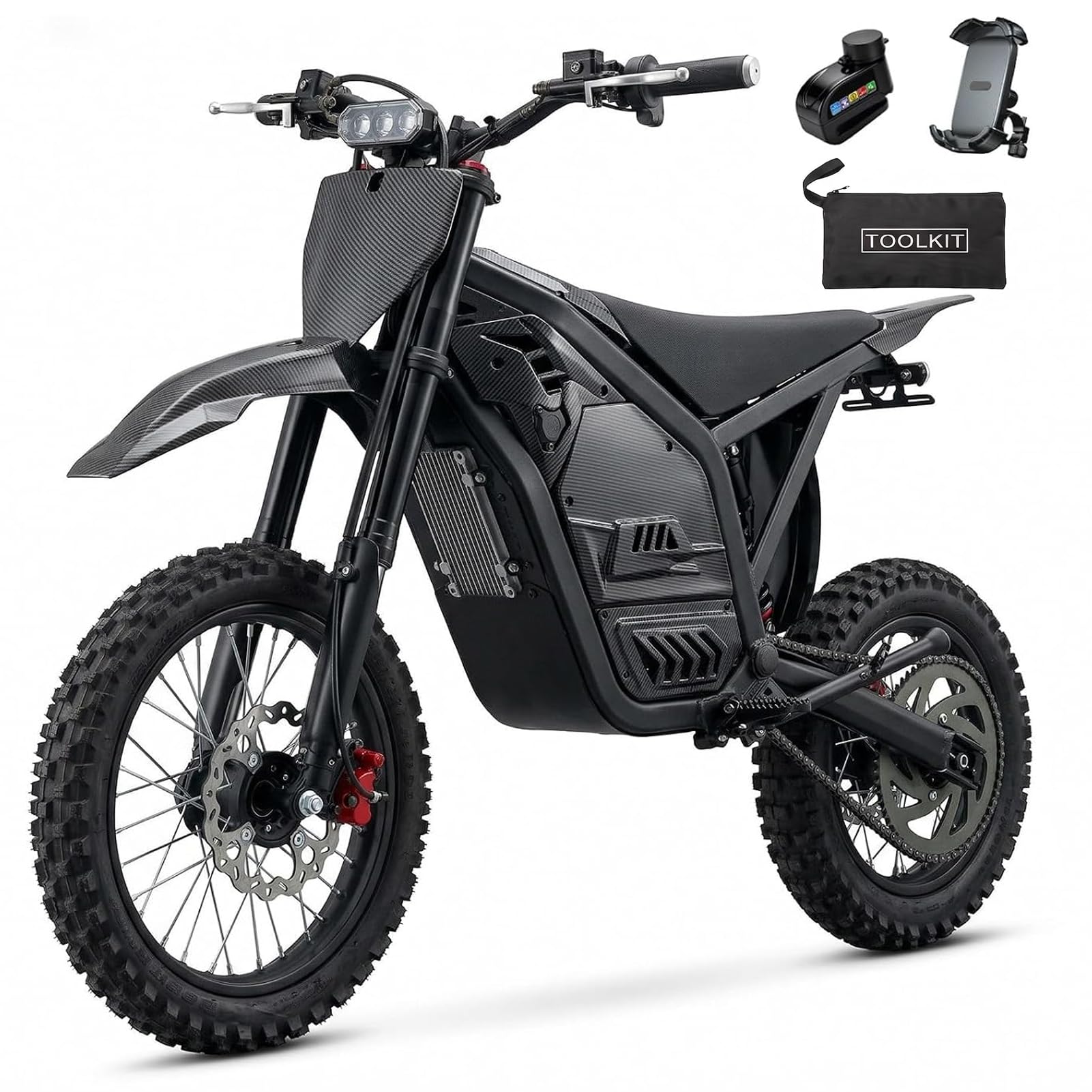 Electric Dirt Bike for Adults & Teens, 4000W Peak Motor, 45 MPH Top Speed - Image 2