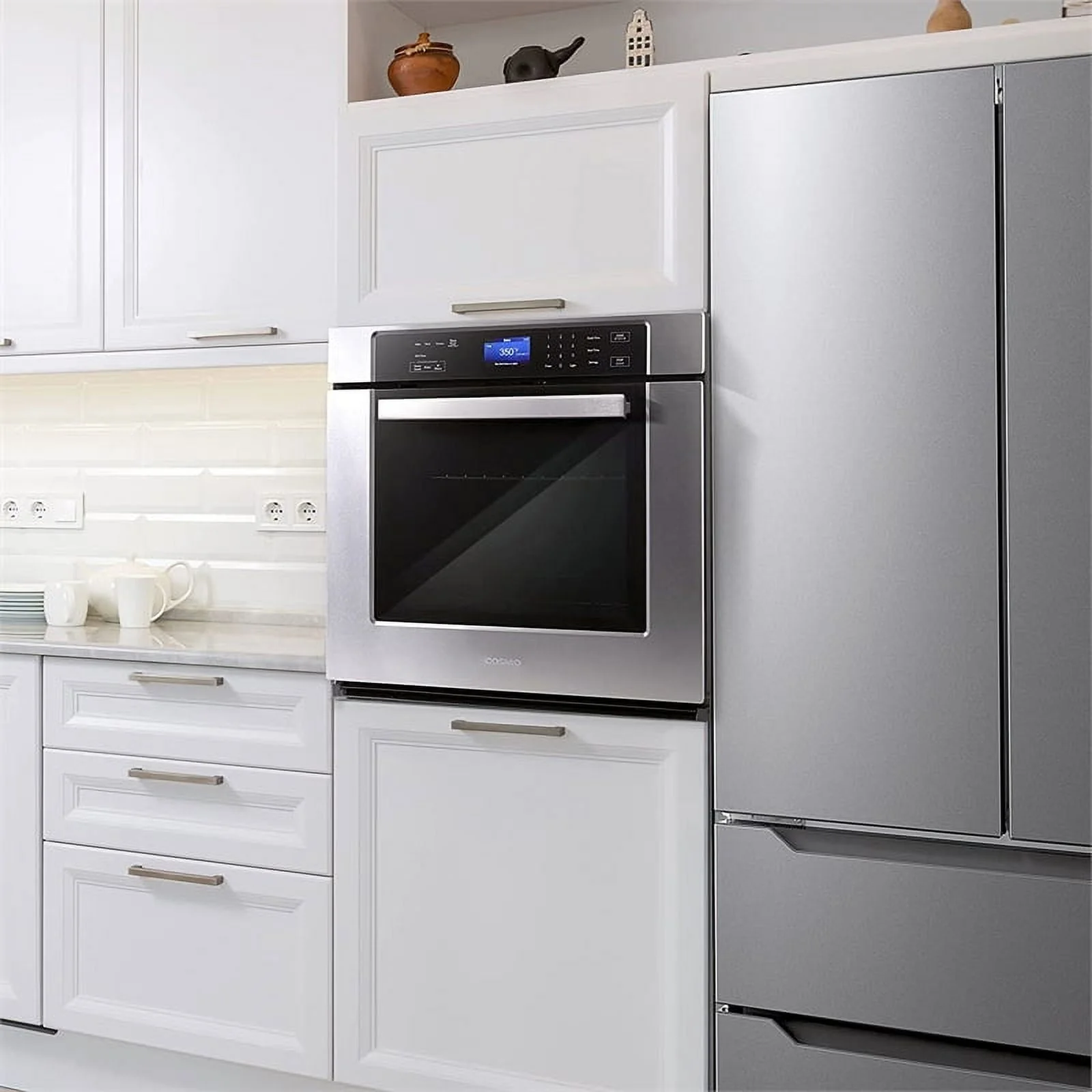 Cosmo COS-30ESWC 30 in. Self Cleaning Convection Electric Single Wall Oven - Image 4
