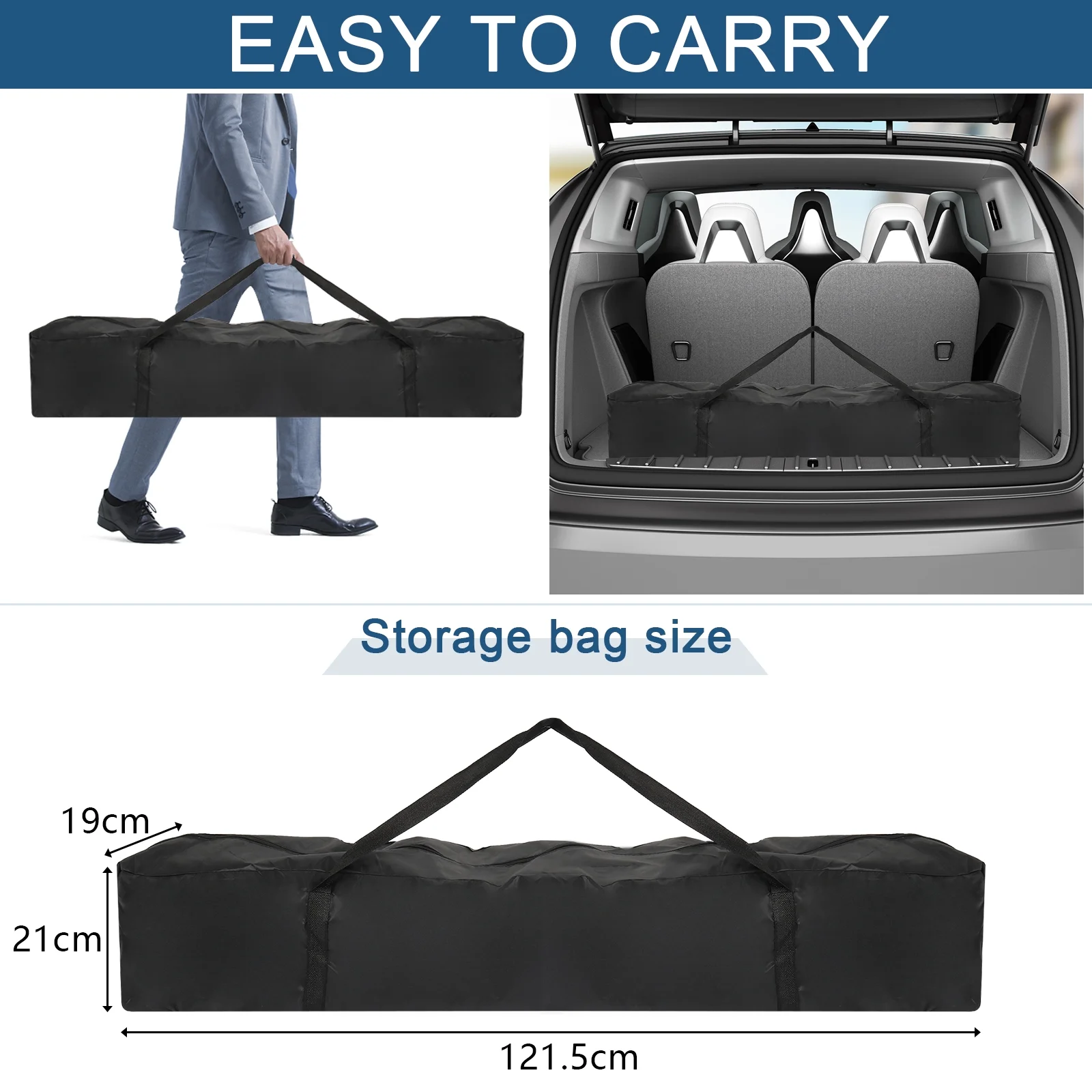 6.5x6.5ft Pop Up Canopy Tent - Instant White Gazebo w/ 4 Sidewalls, UPF 50+ & Carry Bag, 42 sq ft Shade for Camping/Patio (200x200cm) - Image 21