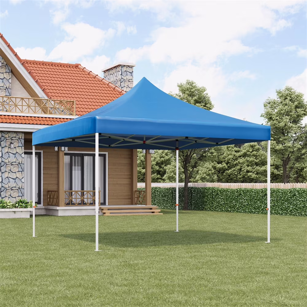 10 x 10 FT Pop Up Canopy, Heavy Duty Instant Tent with Wheeled Carry Bag, All Season Commercial Sun Shelter, Portable Canopy Shelter for Patio, Backyard, Bench, Garden - Image 3