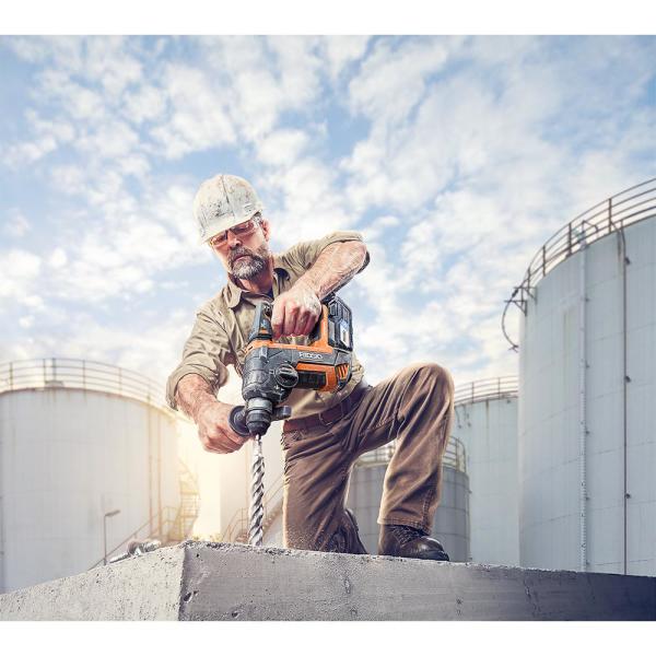 18-Volt Cordless Brushless 1 in. SDS-Plus Rotary Hammer (Tool Only) R86711B - Image 4