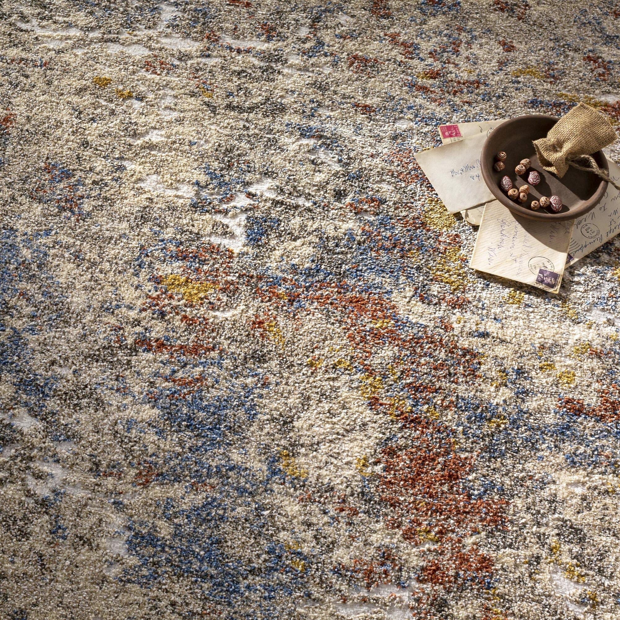 Mid-Century Medallion Area Rug, Modern Decorative Pattern Rug for Living Room, Bedroom and Home Decor - Image 5