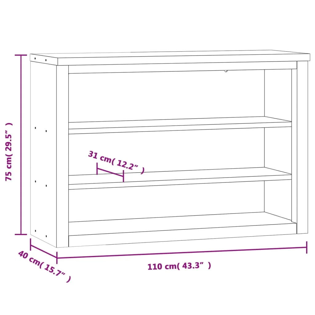 vidaXL Kitchen Wall Cabinet with Shelf Storage Restaurant Stainless Steel - Image 7