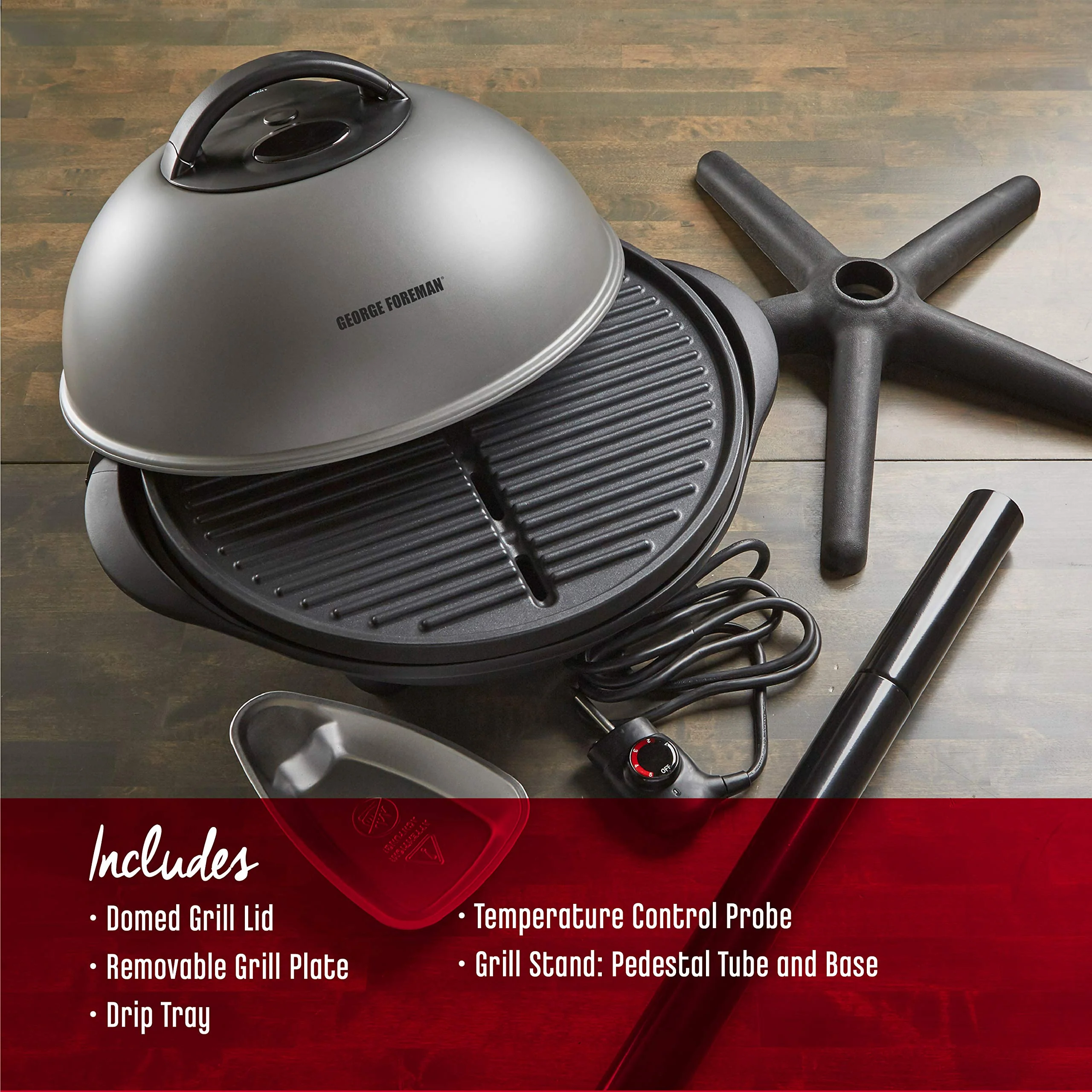 Silver 12+ Servings Upto 15 Electric Grill - Image 3