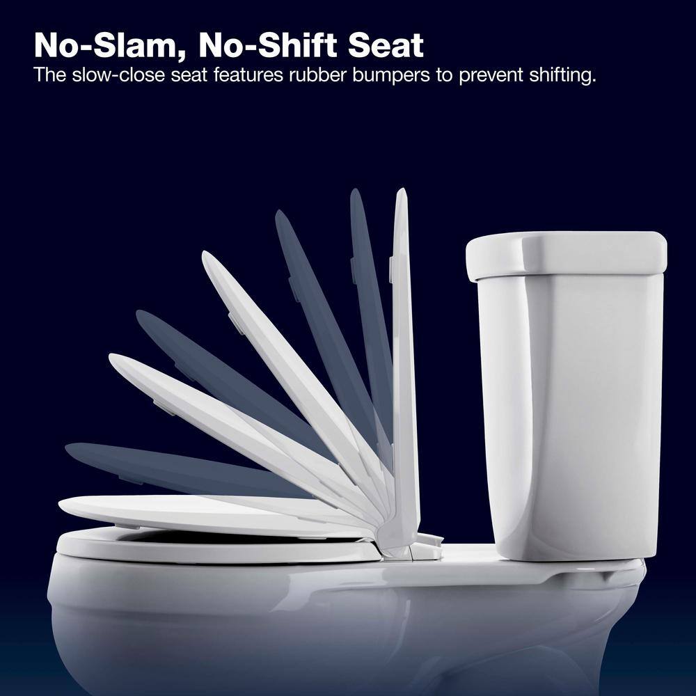 Extra Tall Complete Solution 2-piece 1.28 GPF Single Flush Elongated Toilet in White (Seat Included) 78305-0 - Image 9