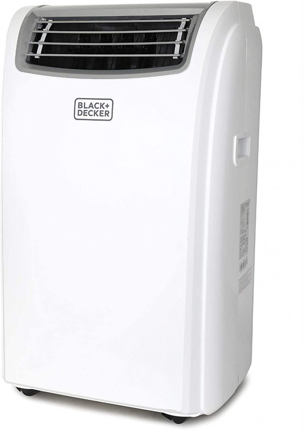 14,000 BTU Portable Air Conditioner with Heat and Remote Control, White