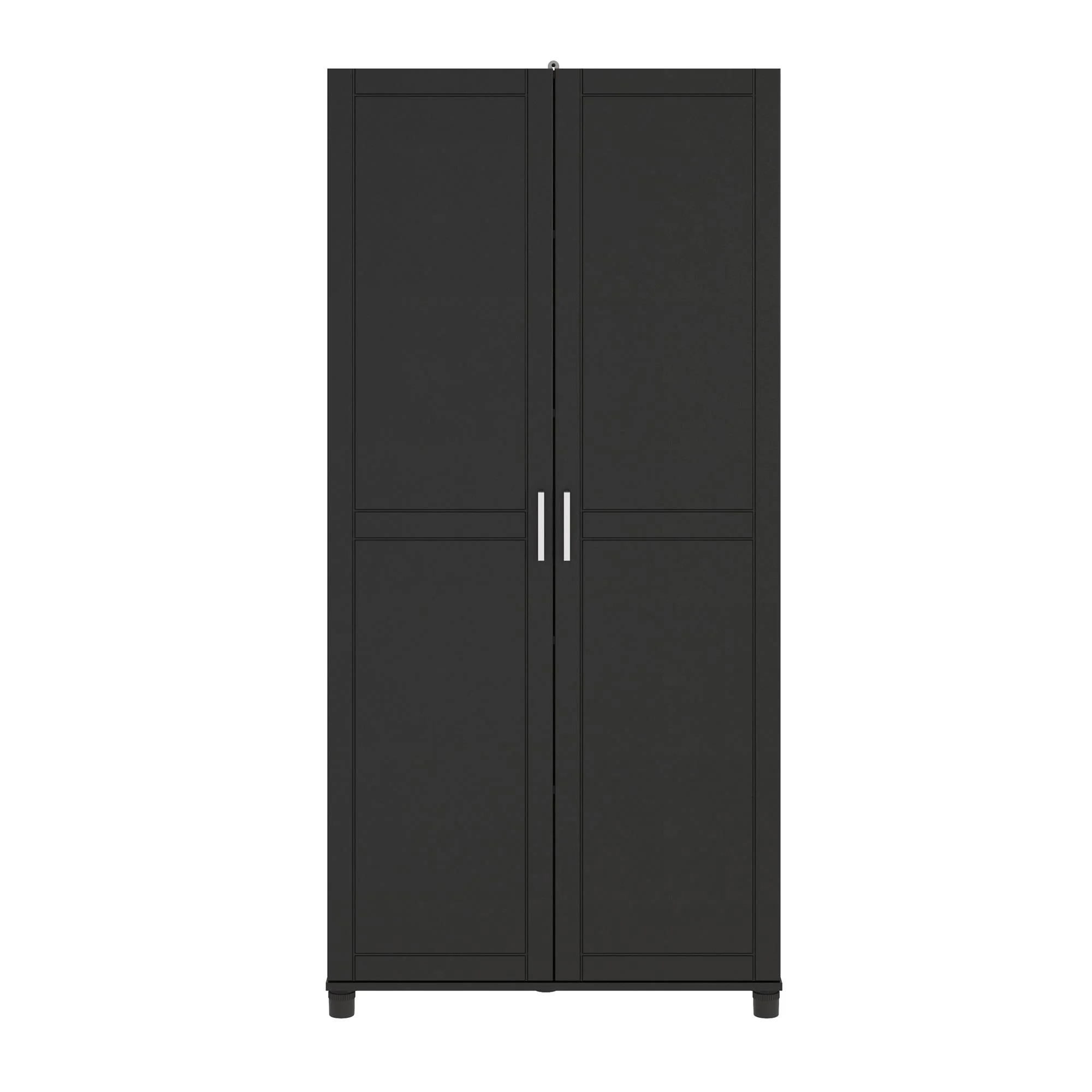 Callahan 36" Utility Storage Cabinet, Black - Image 6