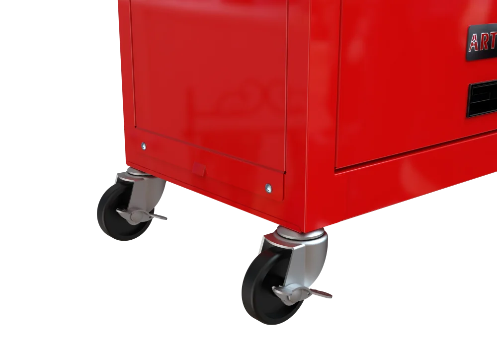 8-Drawer Rolling Tool Chest with Wheels, Removable Tool Box with Locking System, Tool Box Organizer with Hooks, Large Capacity Garage Storage Cabinet for Warehouse, Garage, Repair Shop, Orange - Image 22