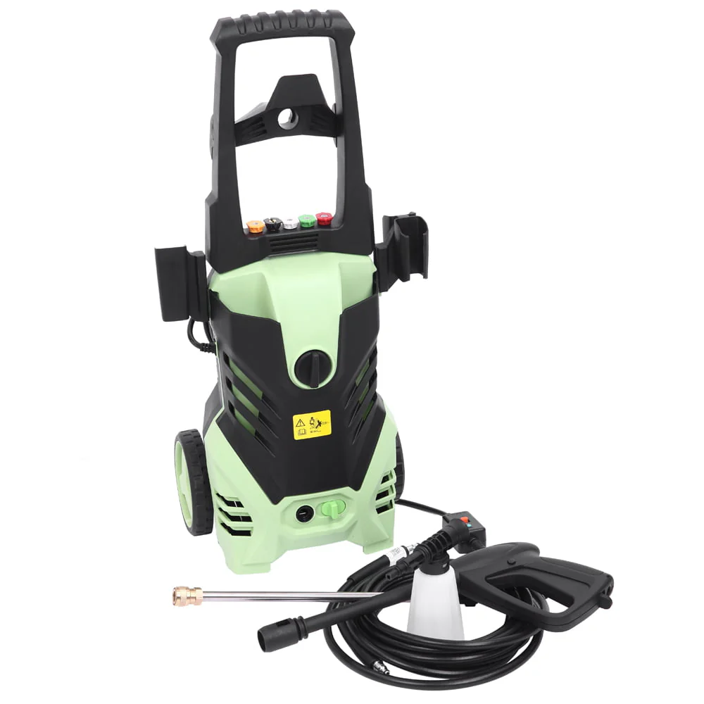 Heavy Duty 2200PSI (Max 3000PSI) Electric High Pressure Washer 1800W 1.7GPM Jet Sprayer, Professional Power Washer Cleaner Machine, w/ Hose Nozzle Gun, Great for Cleaning Cars Trucks - Image 4