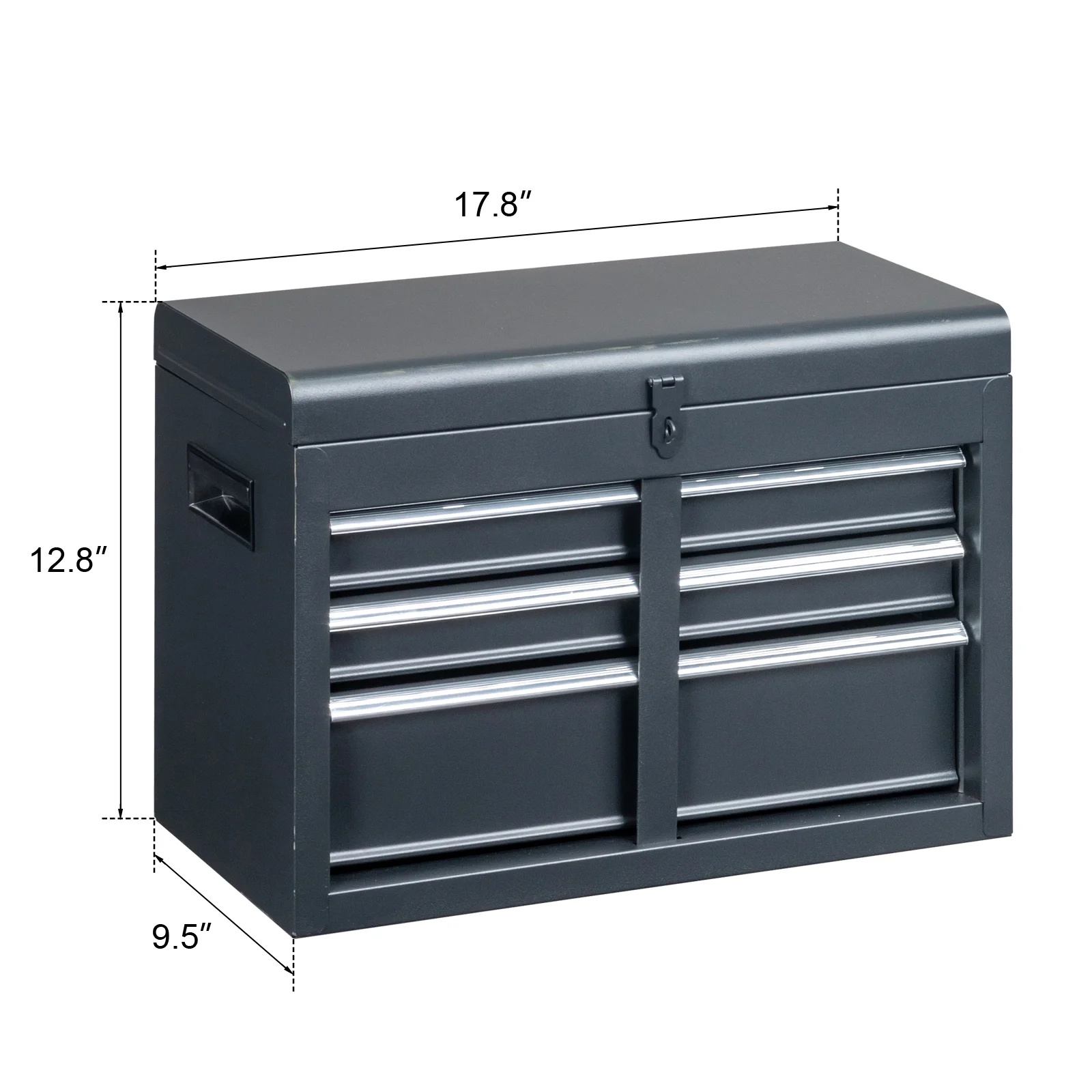 Zimtown Rolling Tool Chest, 4-Drawer Tool Box Organizer, Tool Storage Cabinet - Image 19