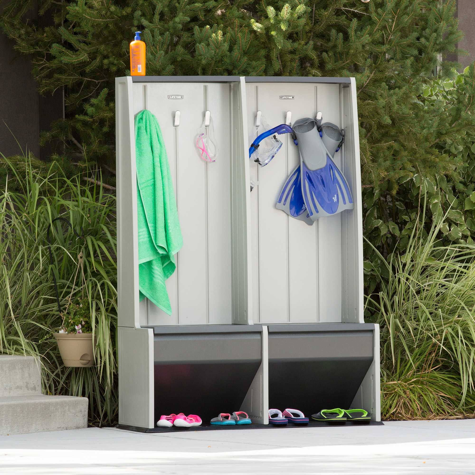 Lifetime Home and Garage Polyethylene Storage Locker, Freestanding for Adults and Children (60226) - Image 7