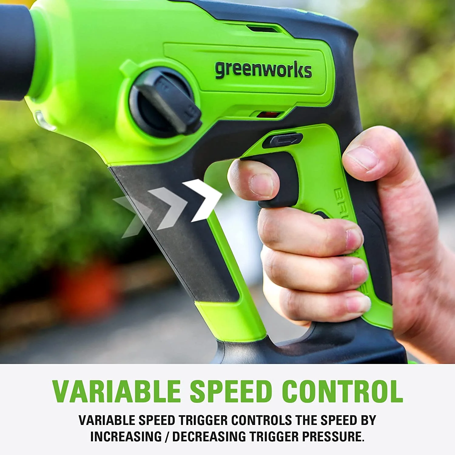 Greenworks 24V Brushless SDS 1.2J Rotary Hammer with 4Ah USB Battery and 2A (1H) Adaptor Charger - Image 5