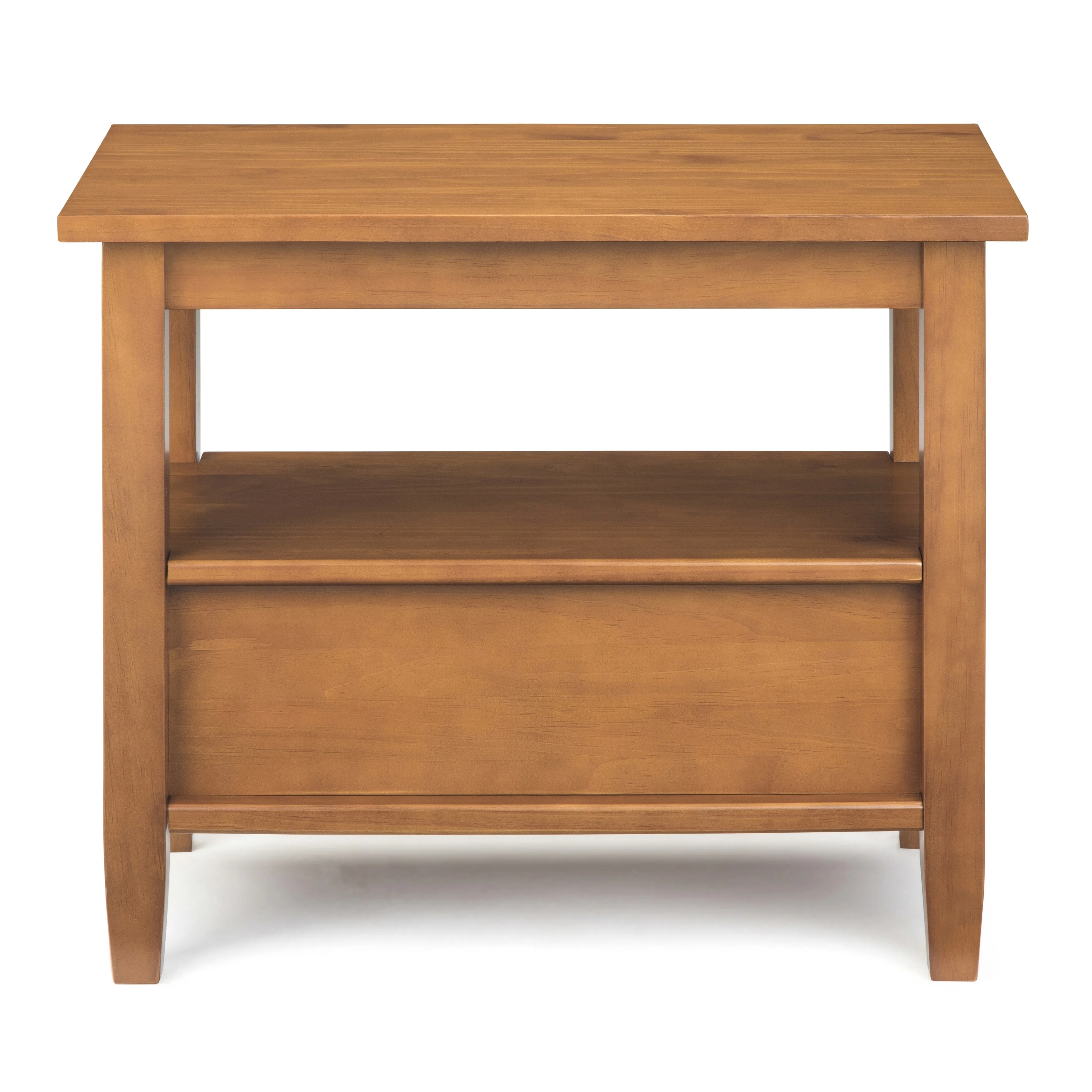 14" Wide Solid Wood Narrow Side Table, Rectangle Transitional Style Accent Table - Image 54