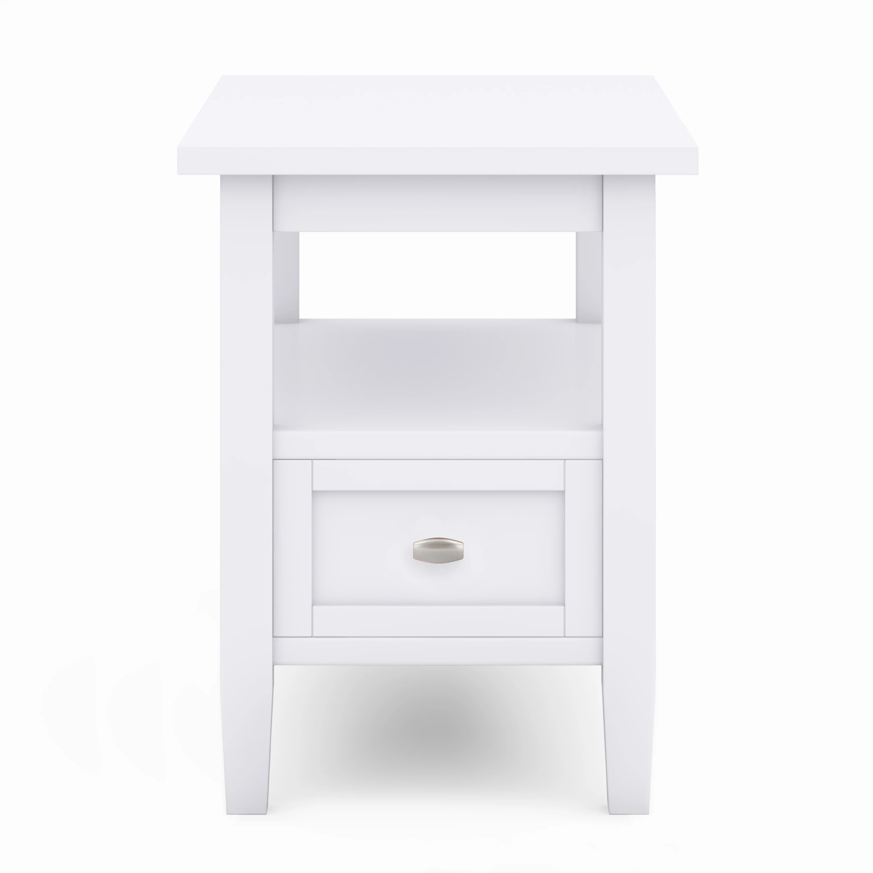 14" Wide Solid Wood Narrow Side Table, Rectangle Transitional Style Accent Table - Image 22