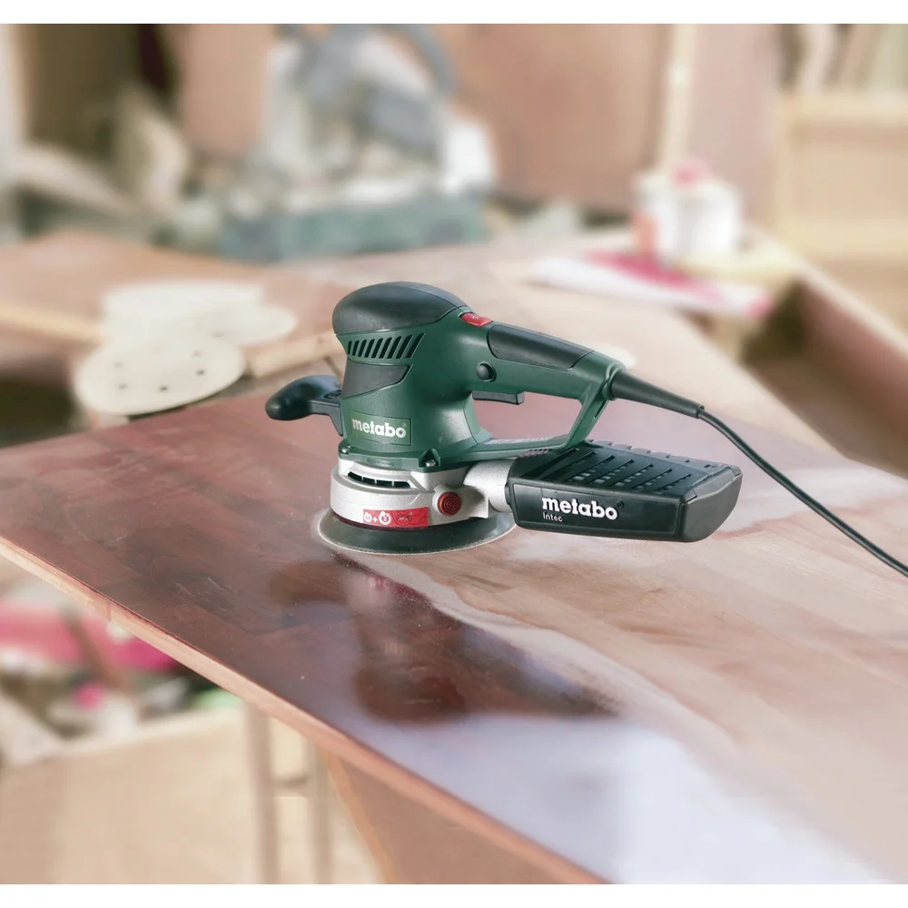 Metabo 6-Inch Variable Speed Dual Random Orbit Disc Sander - 8,400-22,000 Rpm - 3.4 Amp With Turbo Boost, Integrated Dust Collection - Image 7