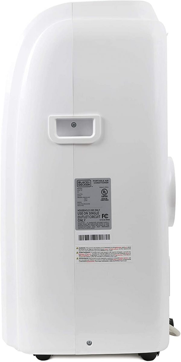 14,000 BTU Portable Air Conditioner with Heat and Remote Control, White - Image 5