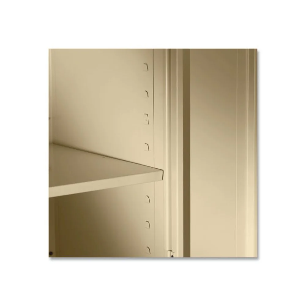Tennsco Storage Cabinet (Unassembled) 2470 36" x 24" x 78" - 5 x Shelf(ves) - 2 x Standard Door(s) - Heavy Duty, Locking Door, Hinged Door, Reinforced, Carrying Handle, Durable, Adjustable Leveler, Ru - Image 2