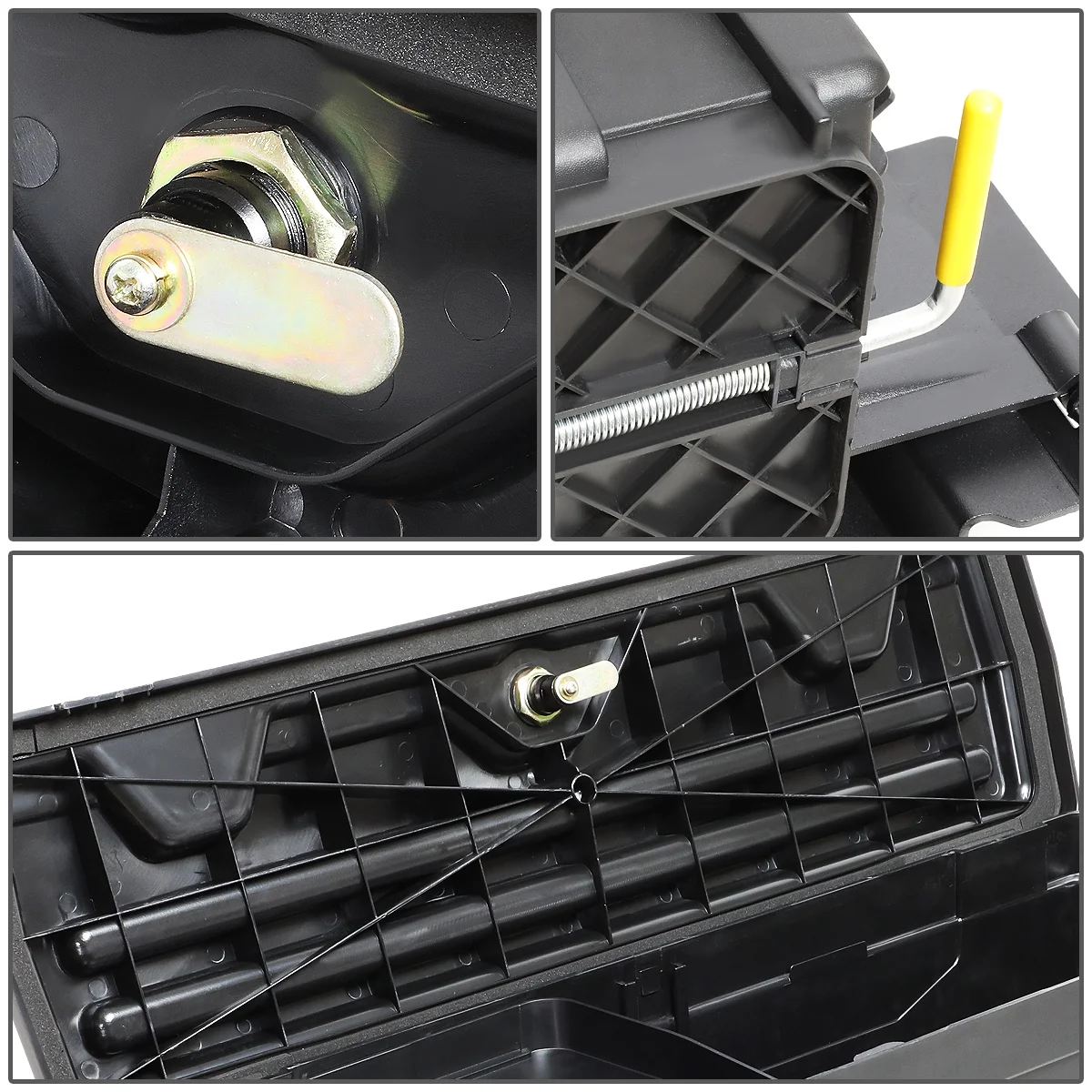 DNA Motoring ZTL-Y-0124 For 2007 to 2019 Chevrolet Silverado GMC Sierra Right Side Truck Bed Wheel Well Storage Case Tool Box 08 09 10 11 12 13 14 15 - Image 4