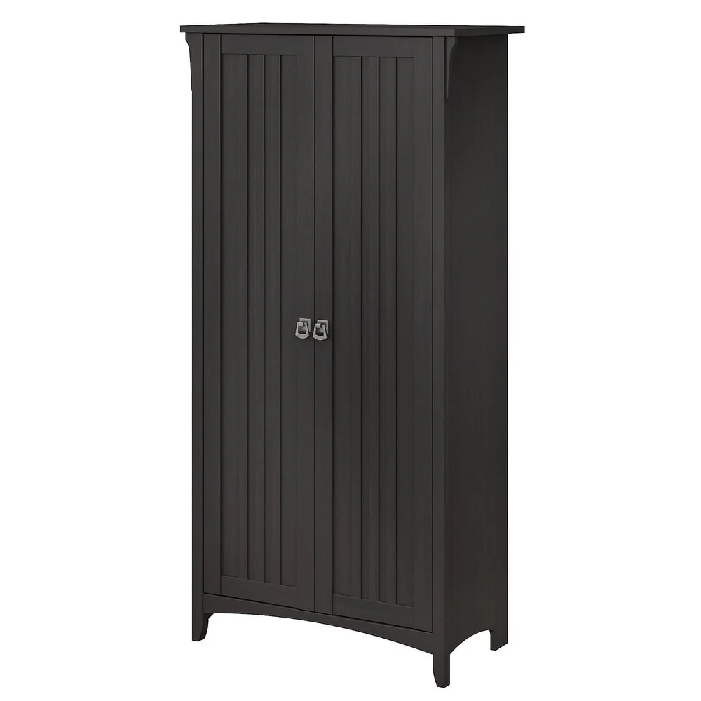 Tall Storage Cabinet with Doors, Freestanding Shelving Organizer with Adjustable Shelves for Home, Office and Living Room - Image 10